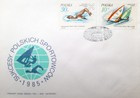 FDC Obálka úspěchy polských sportovců 1985