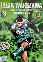 Legia Varšava - Zawisza Bydgoszcz, T-Mobile Ekstraklasa (19.4.2015) oficiální program zápasu