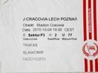 KS Cracovia - Lech Poznaň Ekstraklasa (04.10.2015) vstupenka