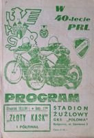 Oficiální program semifinále Speedway Golden Helmet (Bydgoszcz, 10.05.1984)