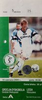 Groclin Dyskobolia Grodzisk Wielkopolski - Legia Warszawa Polský pohár (15.06.2005) vstupenka na zápas