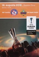 AS Trenčín - Rapid Vídeň Oficiální program Evropské ligy (28.07.2015)