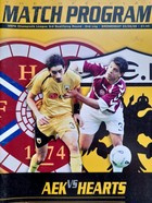 AEK Athény - Hearts of Midlothian kvalifikace Ligy mistrů UEFA (23.8.2006) oficiální program