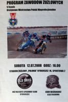 Speedway Club AKZ Old Boys Bydgoszcz - CKM Wlokniarz Czestochowa speedway program (12.07.2008)