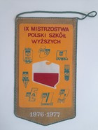Prapor 9. mistrovství polských vysokých škol 1976-1977