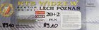 RTS Widzew Lodž - Lech Poznaň I liga (21.09.2003) vstupenka