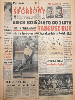 Časopis Przeglad Sportowy (3.6.1957) - Mistrovství Evropy v boxu