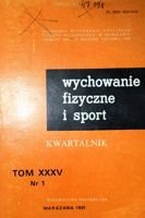 čtvrtletník "Tělesná výchova a sport" Ročník XXXV č. 1/1991
