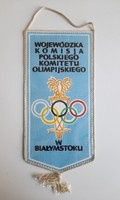 Prapor Vojvodského výboru Polského olympijského výboru v Białystoku