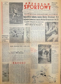 Časopis Przeglad Sportowy (3.6.1957) - Mistrovství Evropy v boxu