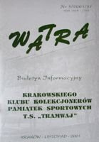 "Watra" - Bulletin sportovních sběratelů TS Tramwaj č. 5/2001