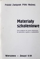 Tréninkové texty Polského fotbalového svazu číslo 9/84 (pro interní použití)