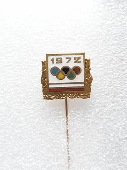 Letní olympijské hry Mnichov 1972 Polsko Týmový odznak (smalt)