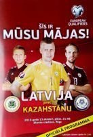 Lotyšsko - Kazachstán Oficiální program UEFA Euro 2016 (13.10.2015)