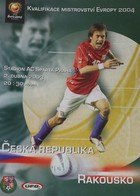 Česko - Rakousko, Qualifeir EURO 2004 (02.04.2003) Oficiální program