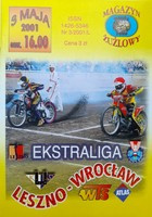 Unia Leszno - WTS Sparta Wroclaw Program Ekstraligy (03.05.2001)