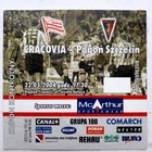 Vstupenka na zápas Cracovia - Pogon Szczecin II (22.05.2004)