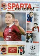 Oficiální program zápasu AC Sparta Praha - Besiktas JK Liga mistrů (22.10.2003)