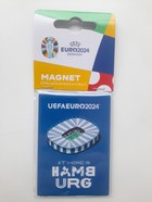 Hostitelské město Hamburk UEFA Euro 2024 Německo magnet (oficiální licencovaný produkt)
