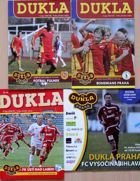 Oficiální programy Dukly Praha II. ligy 2008-2009 (4 ks)