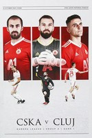 CSKA Sofia - FC Cluj, Evropská liga UEFA (22.10.2020) Oficiální program
