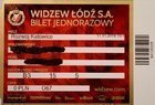 Widzew Lodz - Rozwoj Katowice II vstupenka na ligový zápas (17.11.2018)