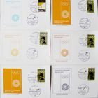 Sada 6 pohlednic FDC Olympijské hry Mnichov 1972 (speciální edice)