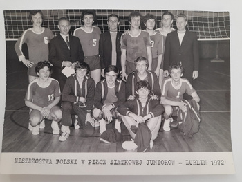 Foto Gwardia Wrocław Team - Mistrovství Polska juniorů ve volejbale (Lublin 1972)