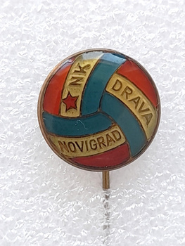 Odznak NK Drava Novigrad (Chorvatsko, epoxidový)