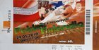 Polsko - Finsko Přátelské utkání (29.05.2010) vstupenka na zápas