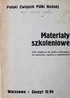Tréninkové texty Polského fotbalového svazu číslo 12/84 (pro interní použití)