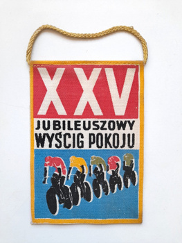 XXV. jubilejní cyklistický Závod míru s malým praporkem