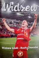Widzew Lodz - Ruch Chorzow, zápas PKO BP Ekstraklasa (22.10.2023) oficiální program