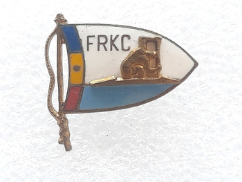 Starý odznak Rumunského svazu kanoistiky (smalt)