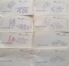 Sada 8 vstupenek Zápas okresní ligy v Želechově (Polsko) 1993-1995