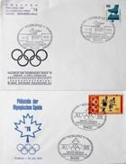 Sada 2 FDC obálek z výstavy filatelie Olympijských her Montreal 1976 (Německo)