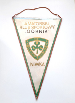 Pennant AKS Gornik Niwka Sosnowiec, velký (PRL times)