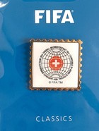 Mistrovství světa ve fotbale Historické značky - Švýcarsko 1954. Odznak FIFA Classics (oficiální licencovaný produkt)