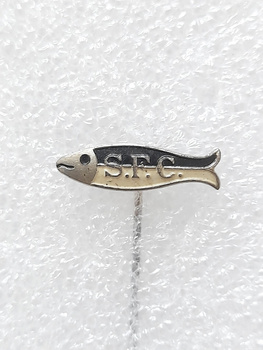 Odznak maskota Santos FC Peixe (Brazílie, lak)