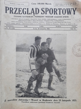 Časopis Przeglad Sportowy 1923 (soubor 27 čísel)