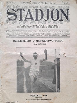 Stadjon - Ilustrovaný sportovní týdeník č. 29 (15.11.1923)