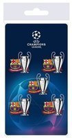FC Barcelona UEFA Champions League Winner Pin Badge - sada - oficiální produkt