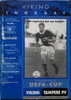 Viking Stavanger - Tampereen Pallo-Veikot Oficiální program Poháru UEFA (22.08.1995)