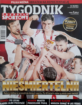 Týdeník Przeglad Sportowy č. 38/2014 - Shrnutí mistrovství světa mužů FIVB