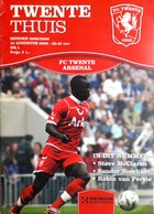 FC Twente - Arsenal FC Oficiální program kvalifikace Ligy mistrů UEFA (13.8.2008)