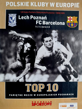 Polské kluby v evropských pohárech - číslo 4: Lech Poznaň - FC Barcelona, Poháry vítězů pohárů 1988-89 (speciální vydání Przeglad Sportowy)