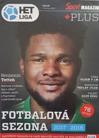 Časopis Sport Plus. Přehled fotbalové sezóny 2017/2018 pro fanoušky (Česká republika)