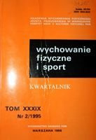 čtvrtletník "Tělesná výchova a sport" Ročník XXXIX č. 2/1995
