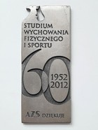 Medaile 60 let Fakulty tělesné výchovy a sportu 1952-2012