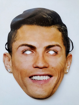 Obličejová maska Cristiano Ronaldo (karton)